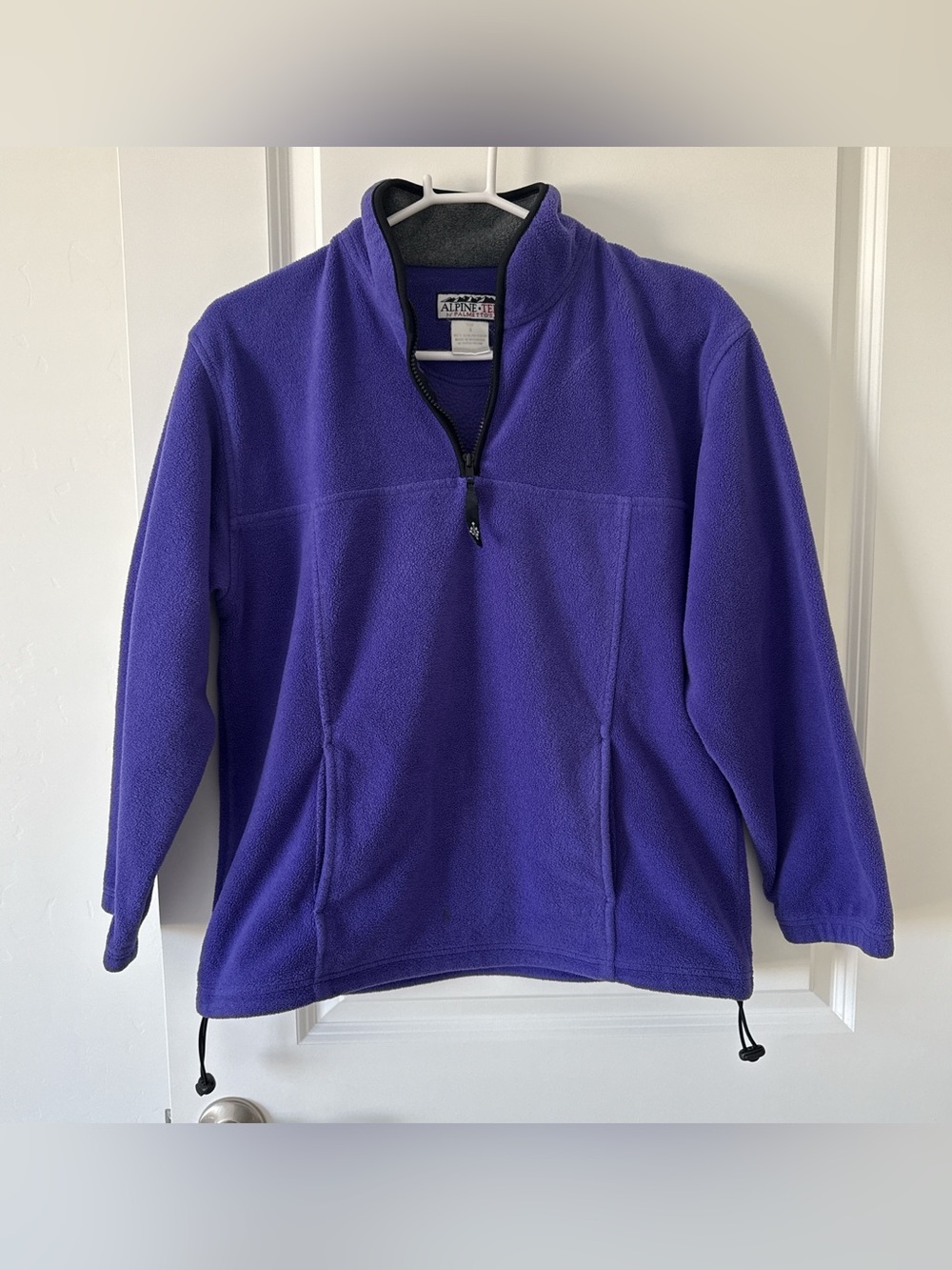 Alpine Tek Purple Fleece Quarter-Zip Pullover